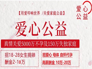 富川捐卵助孕生子 爱心志愿者招募